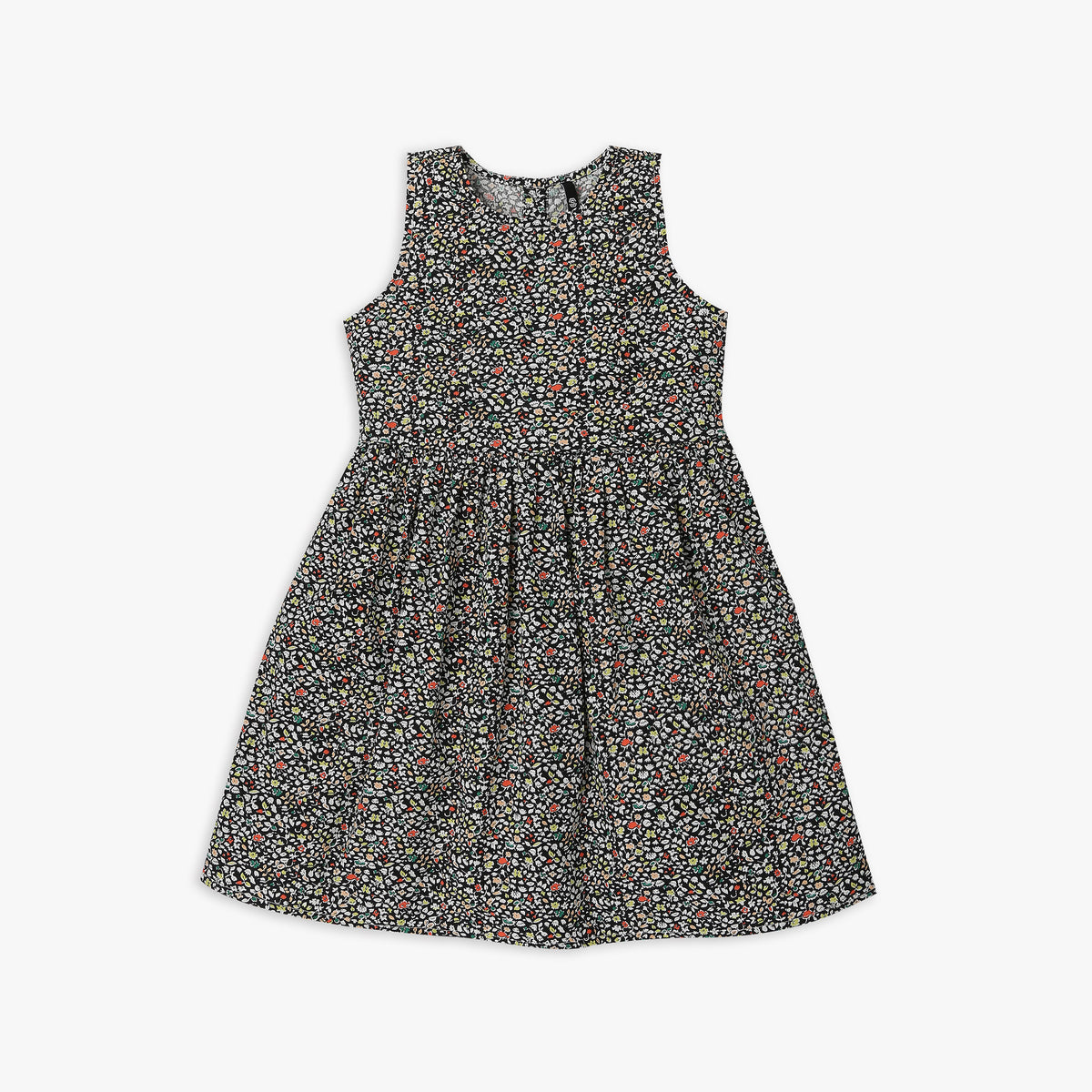 Girl's Regular Fit Printed Frock