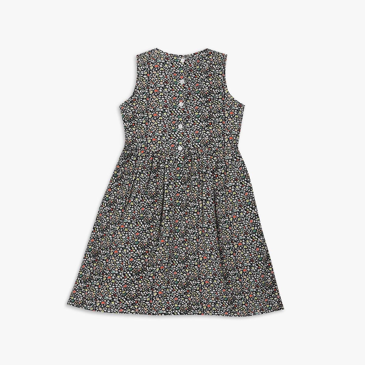 Girl's Regular Fit Printed Frock