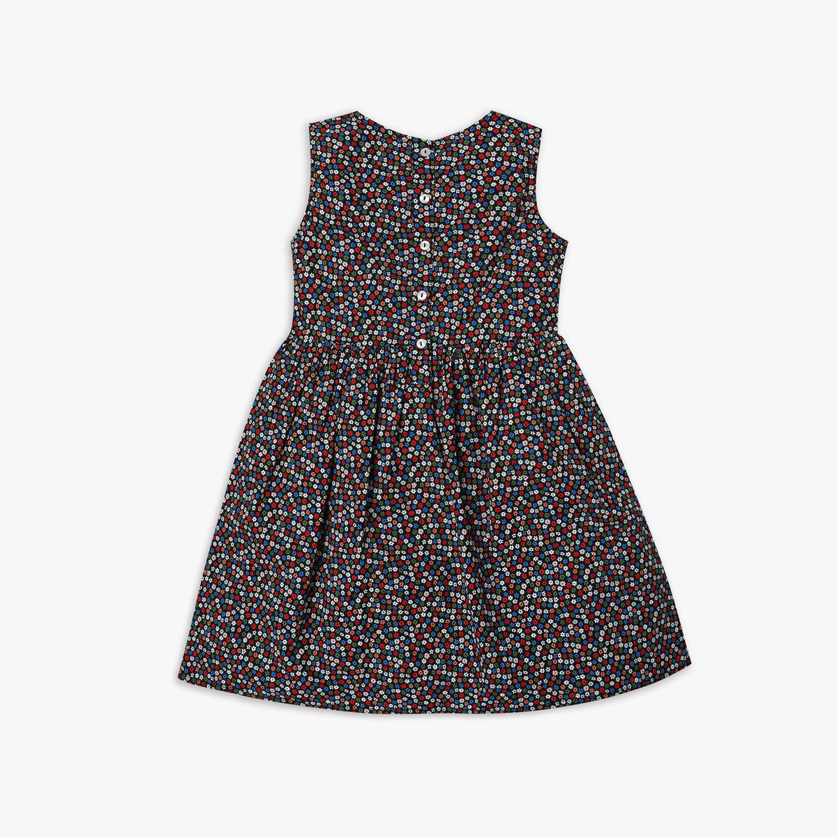 Girl's Regular Fit Printed Frock