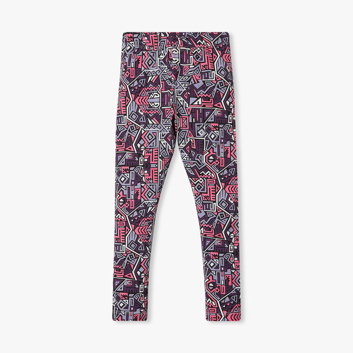 Girl's Skinny Fit Printed Mid Rise Leggings