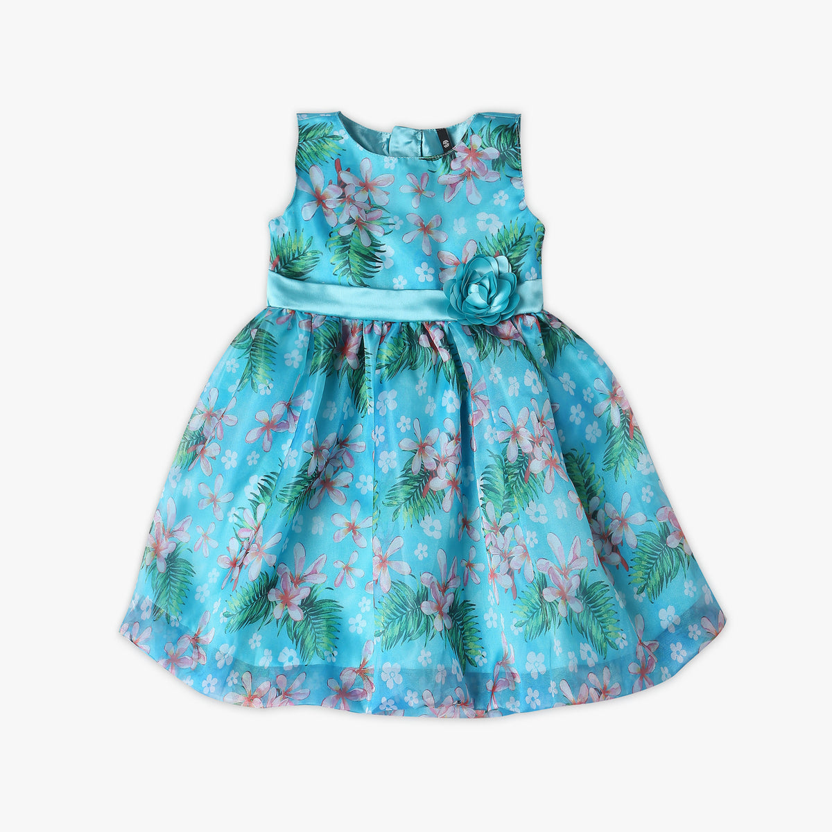 Girl's Regular Fit Printed Frock