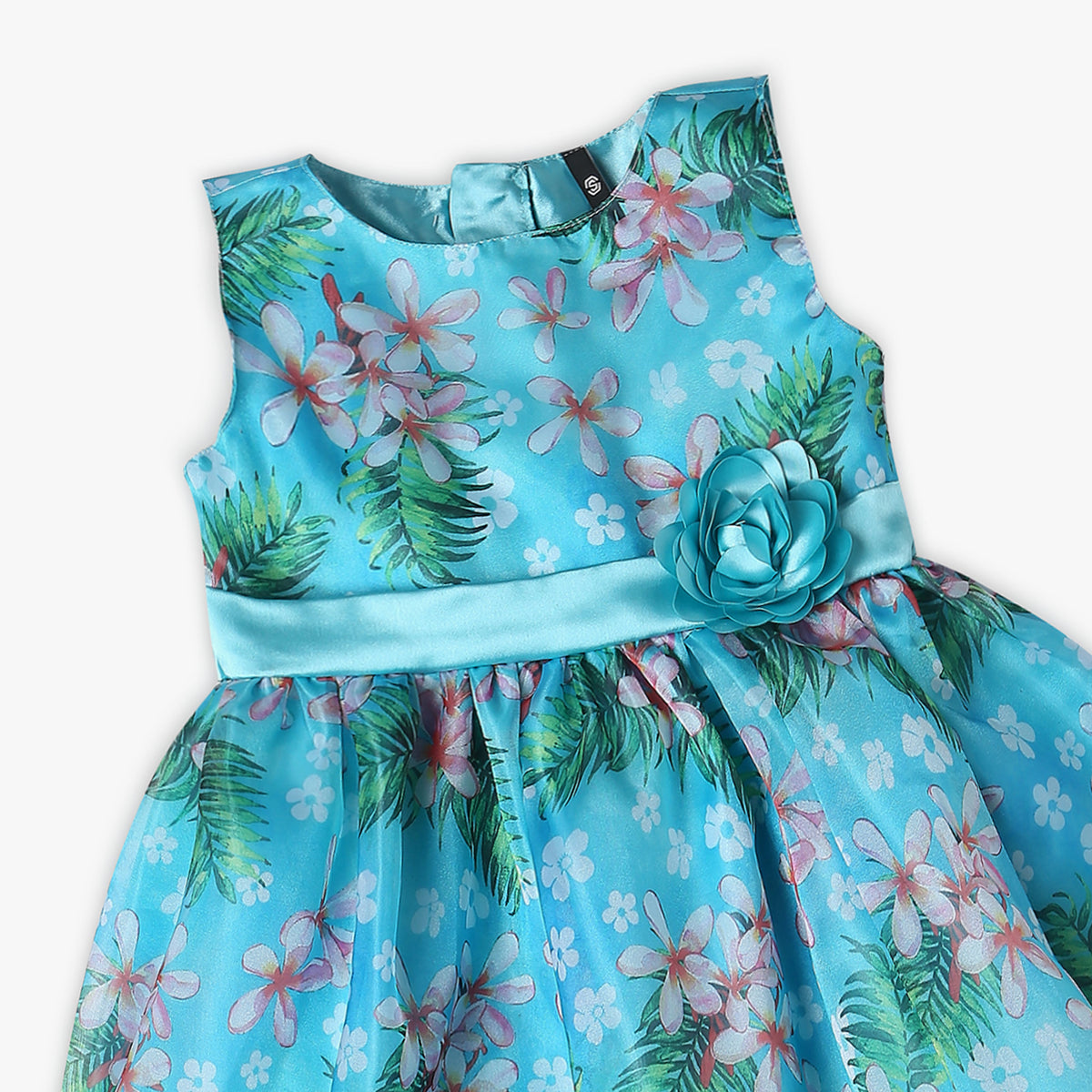 Girl's Regular Fit Printed Frock