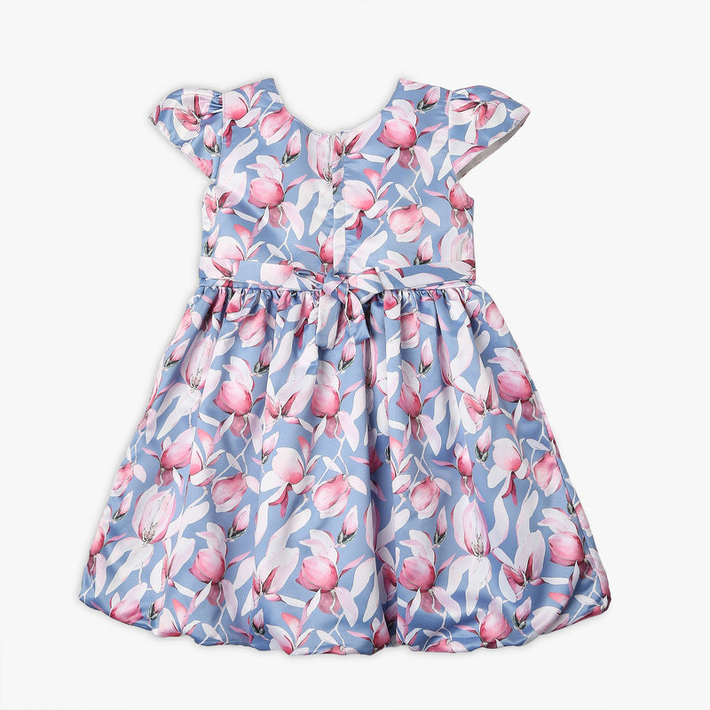 Girl's Regular Fit Printed Frock