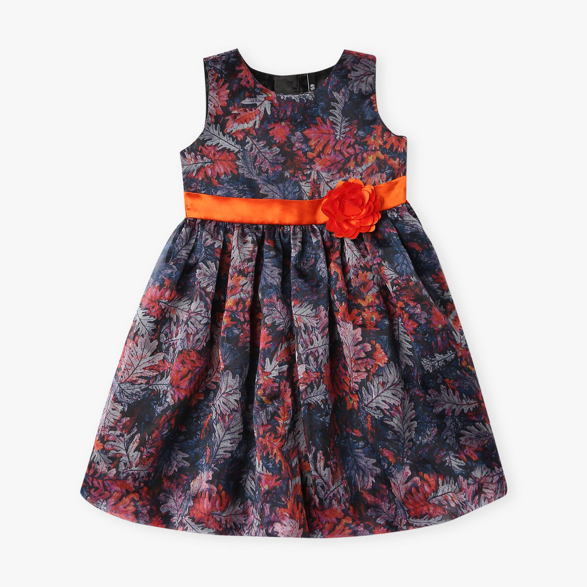 Girl's Regular Fit Printed Frock