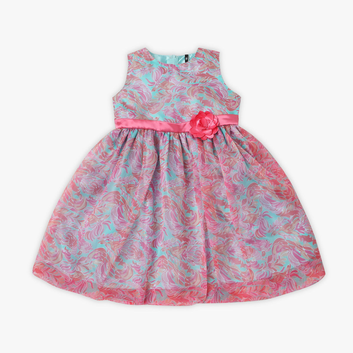 Girls Regular Fit Printed Frock