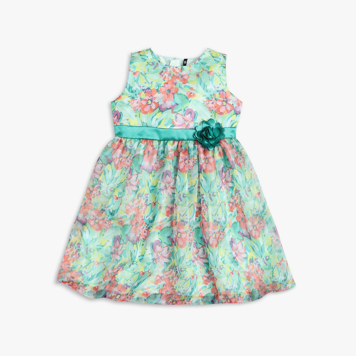 Girls Regular Fit Printed Frock