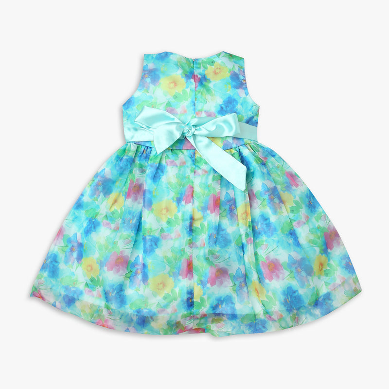 Girls Regular Fit Printed Frock