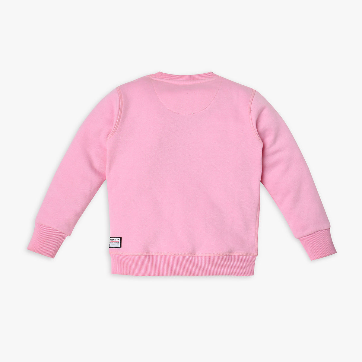 Girl's Regular Fit Solid Sweat Tees