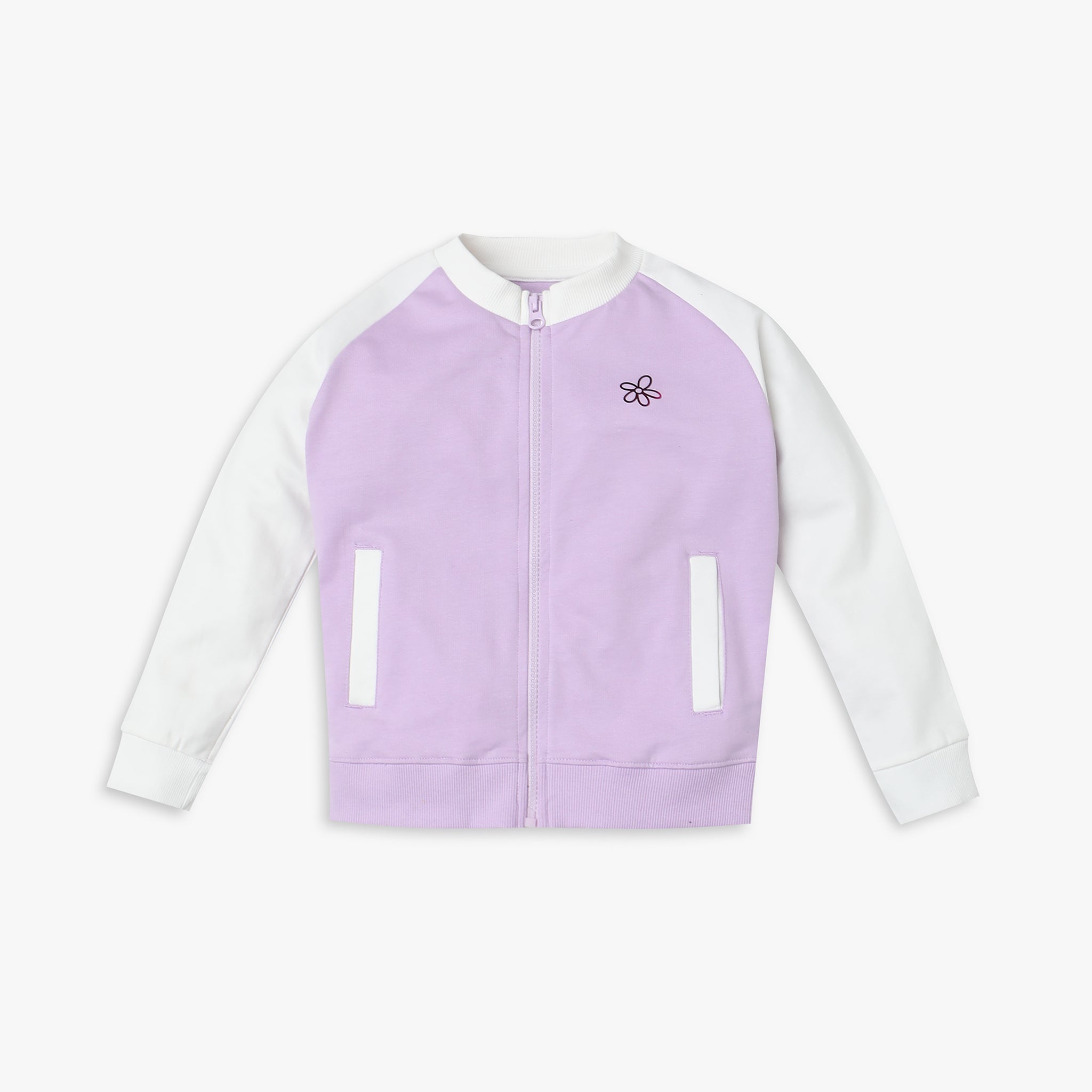 Girls Regular Fit Solid Sweat Tees