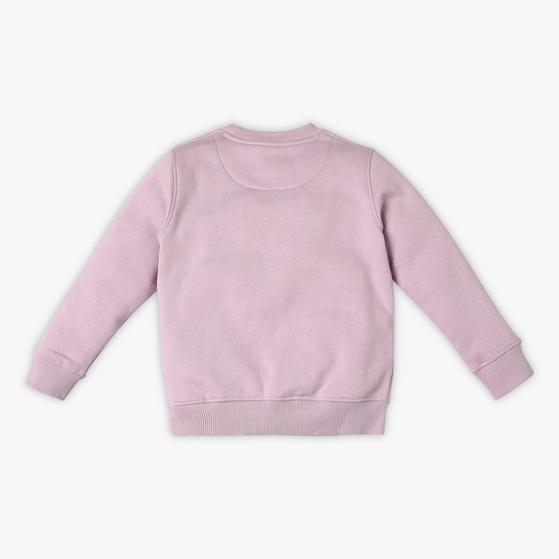 Girl's Regular Fit Printed Sweat Tees