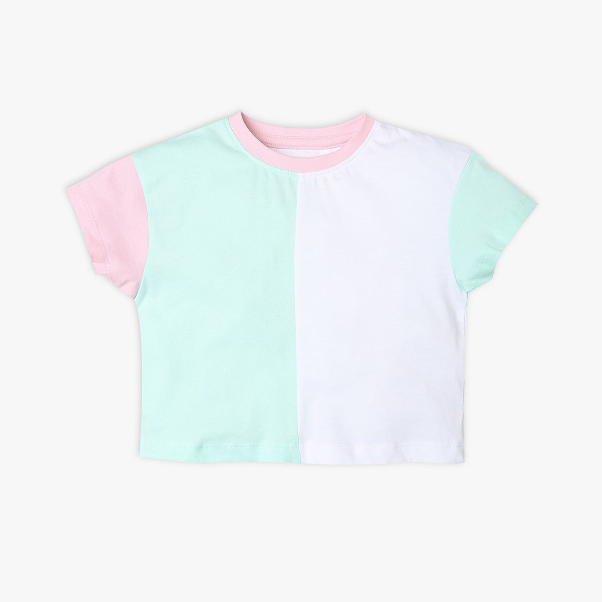 Girl's Regular Fit Solid T-Shirt