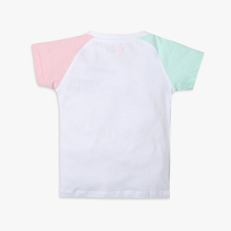 Girl's Regular Fit Solid T-Shirt