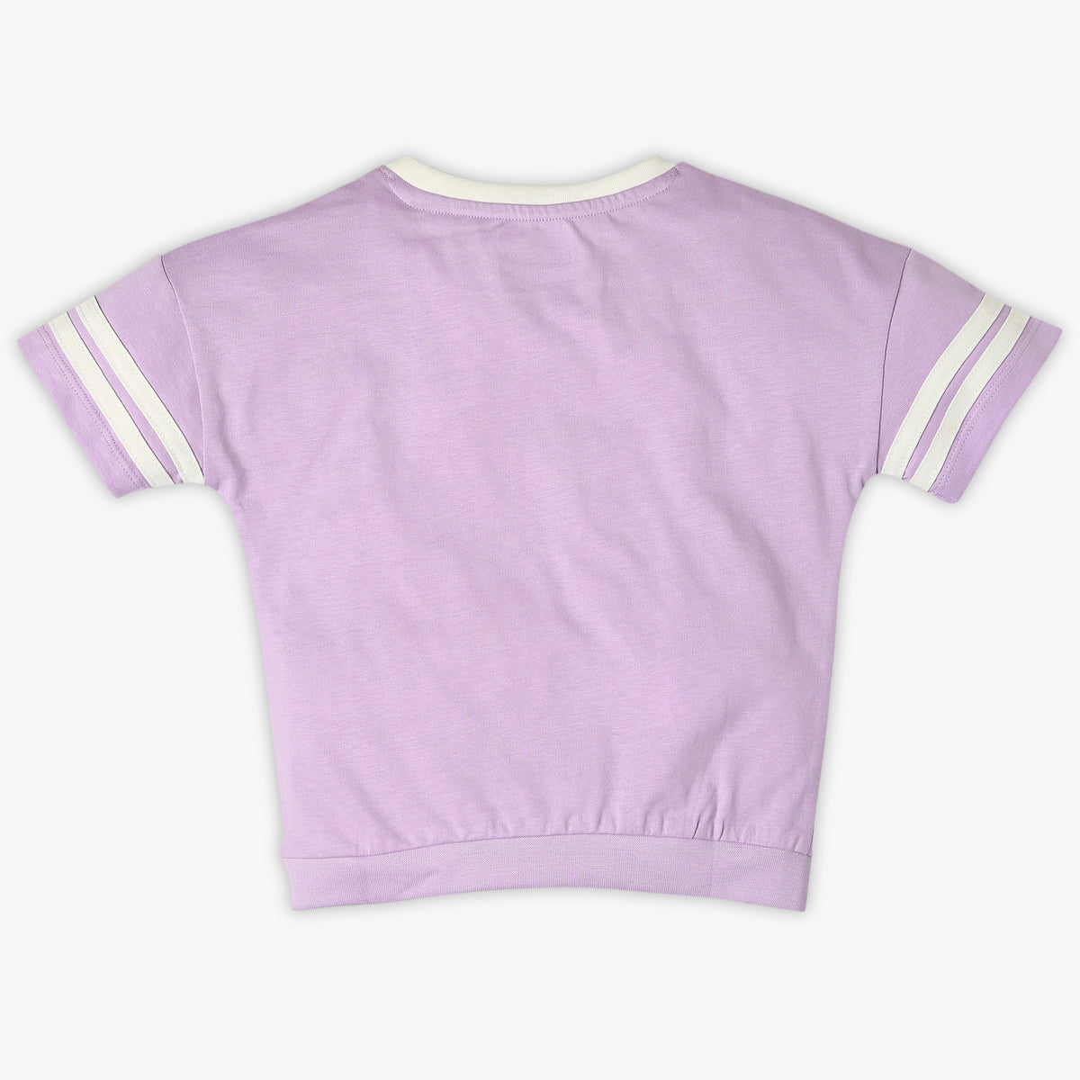 Girl's Regular Fit Solid T-Shirt