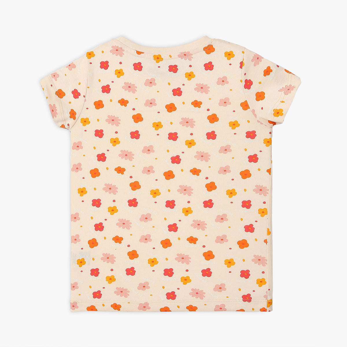 Girl's Regular Fit Printed T-Shirt