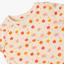 Girl's Regular Fit Printed T-Shirt