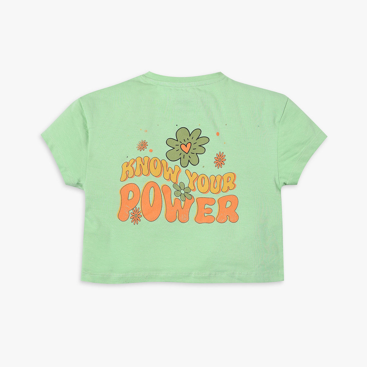 Girl's Regular Fit Printed T-Shirt