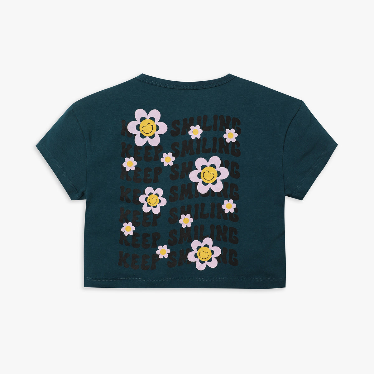 Girl's Regular Fit Printed T-Shirt