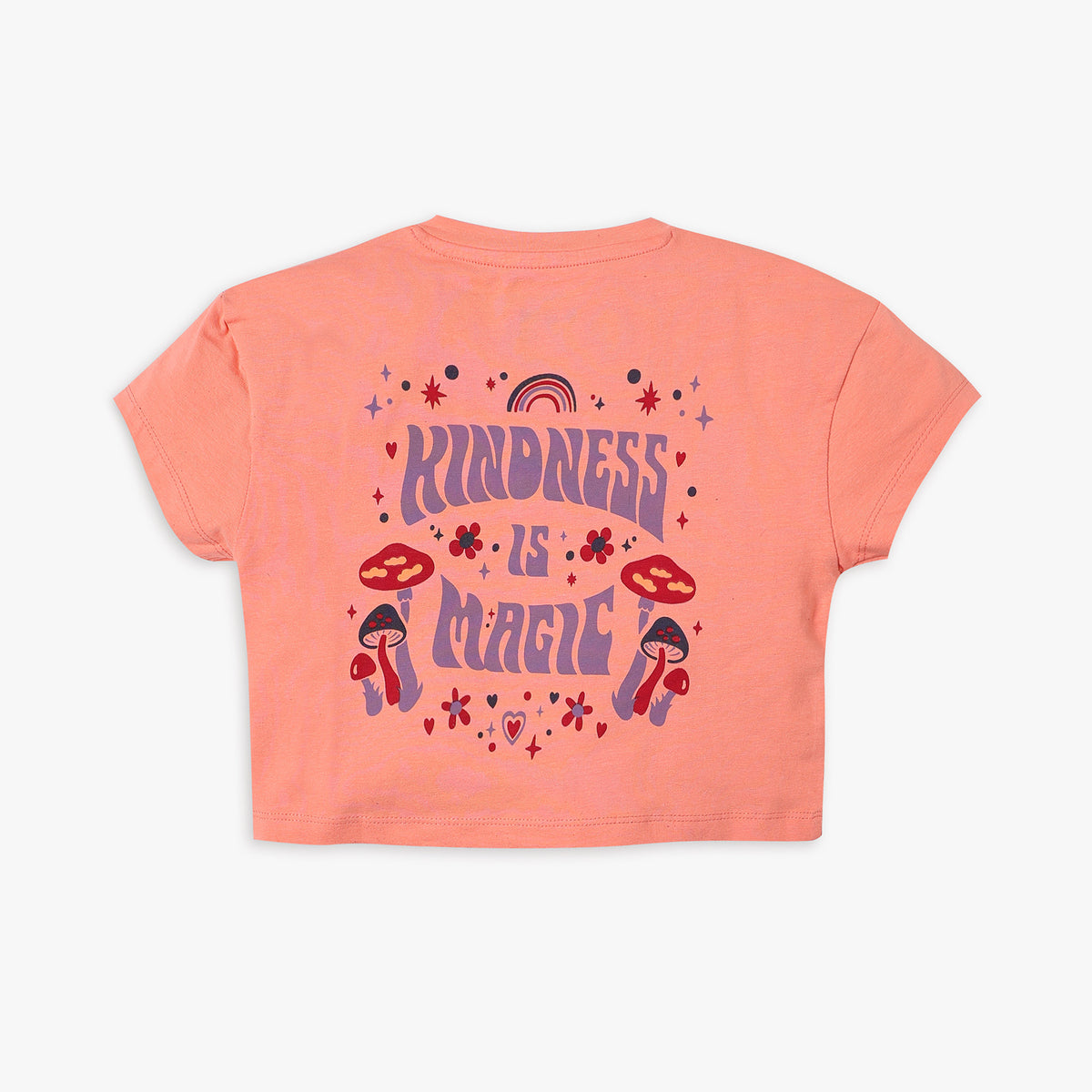 Girl's Regular Fit Printed T-Shirt