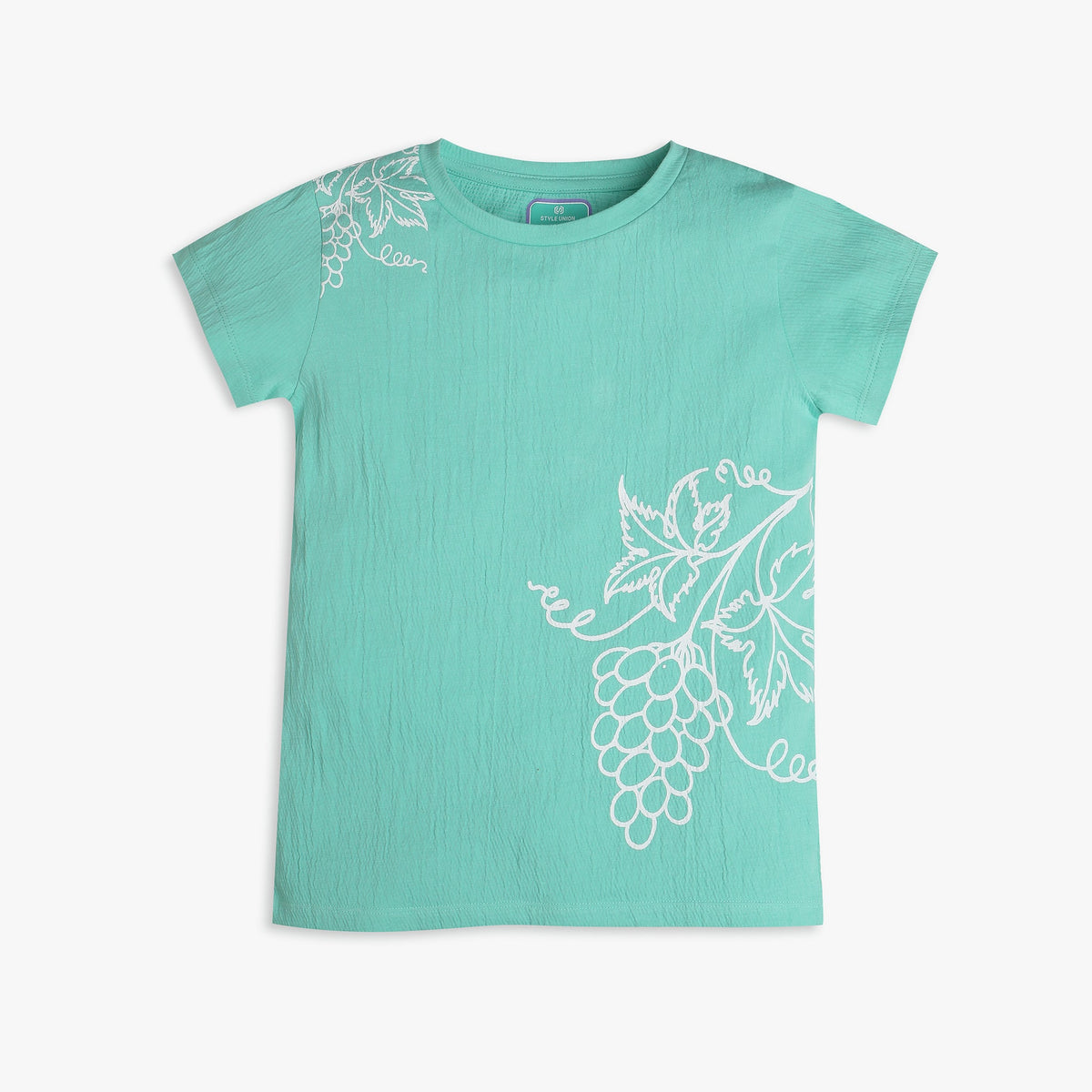 Girls Regular Fit Printed T-Shirt