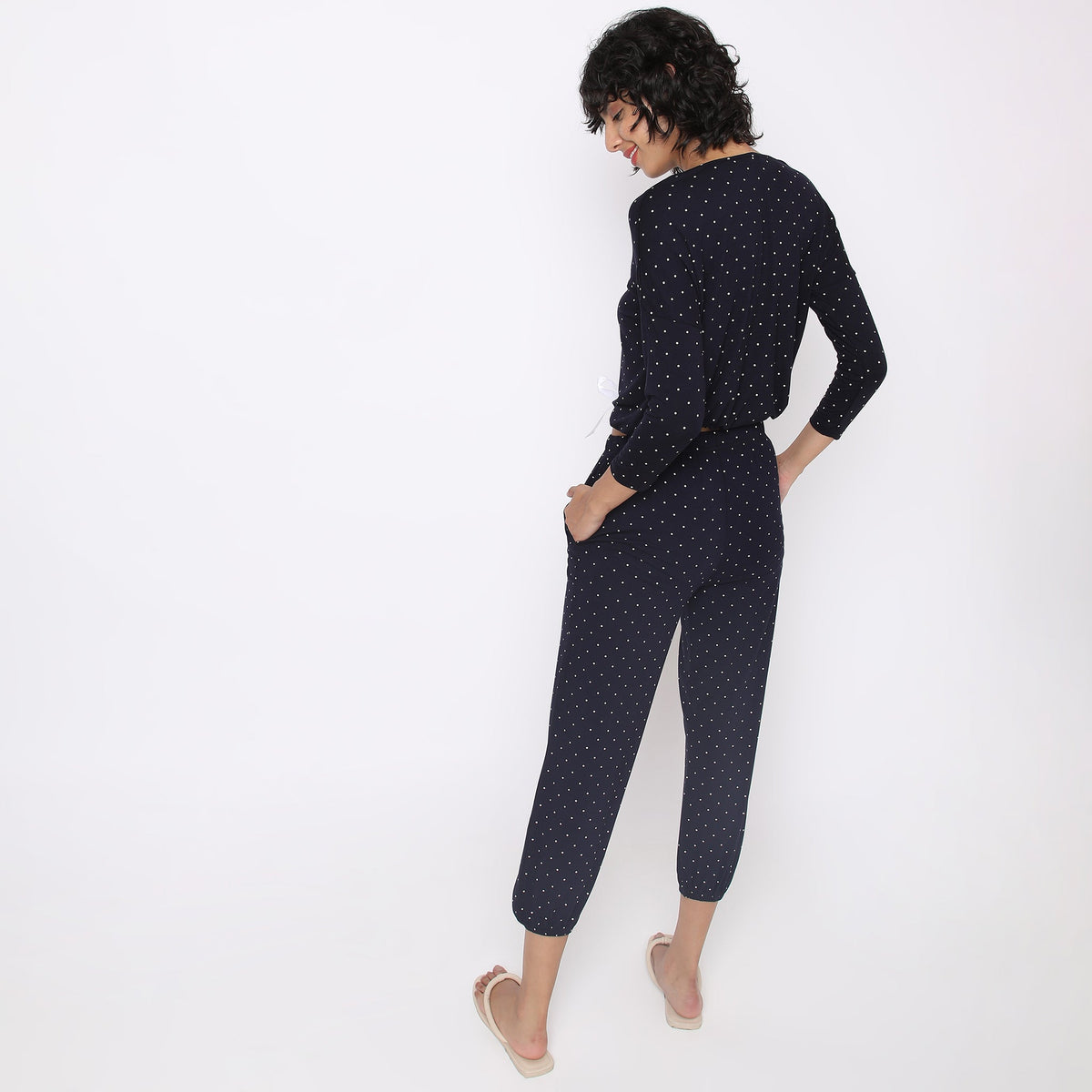 Regular Fit Printed Sleepwear Set