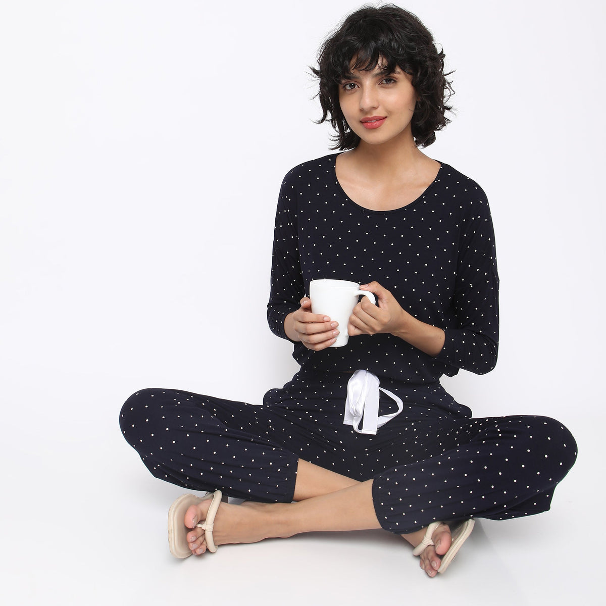 Regular Fit Printed Sleepwear Set