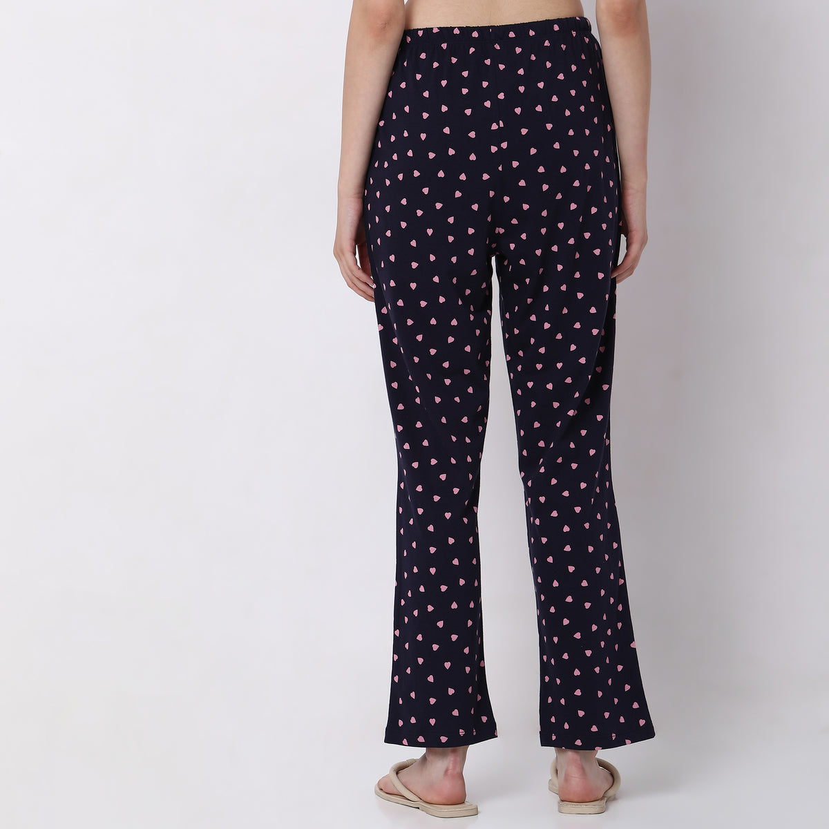 Regular Fit Printed Mid Rise Pyjamas