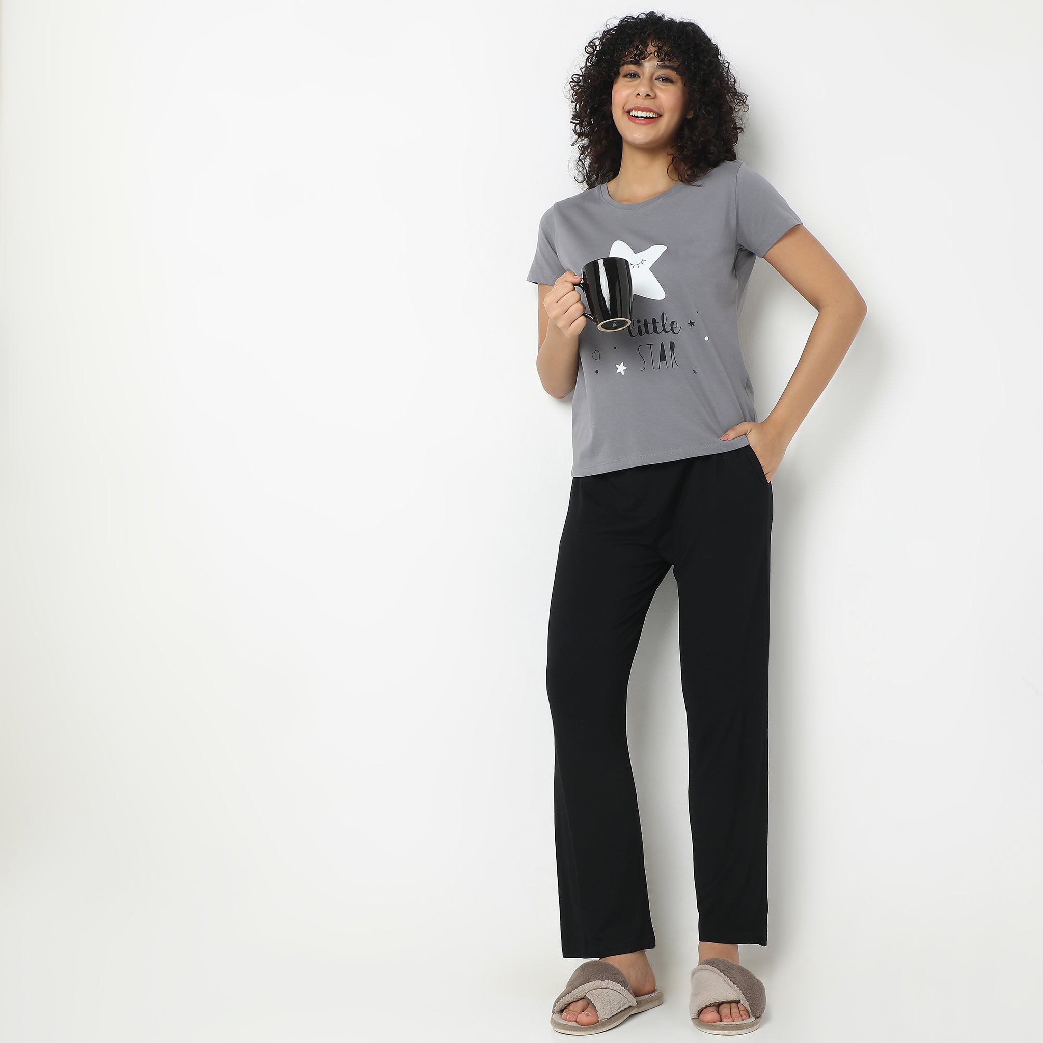 Buy Women's Grey Pyjamas Online