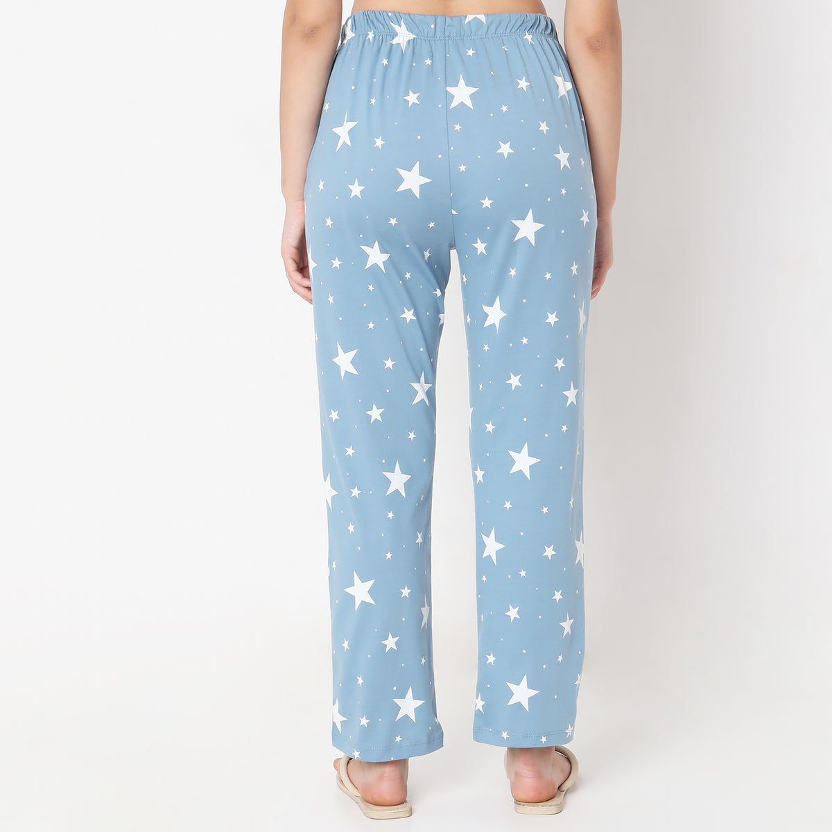 Regular Fit Printed Mid Rise Pyjamas