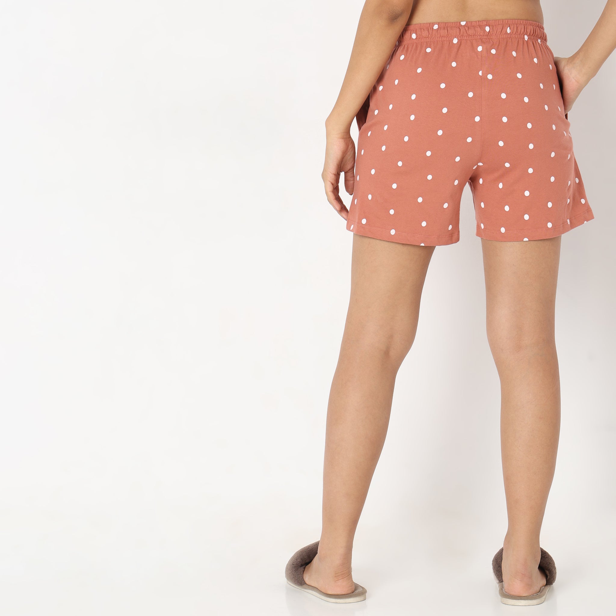 Regular Fit Polka Dot Shorts