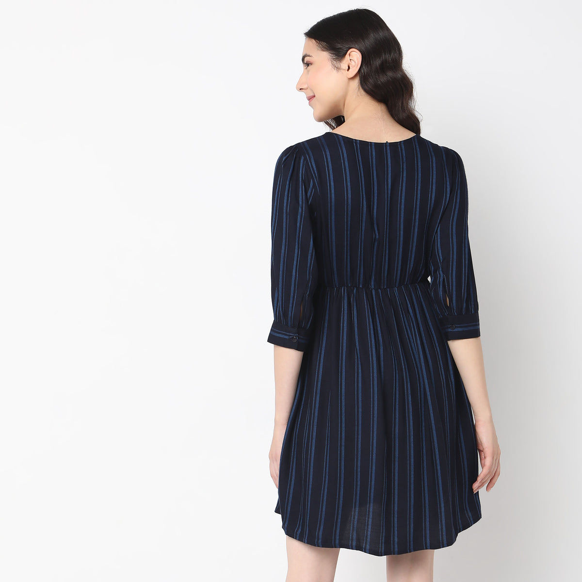 Regular Fit Striped Dress