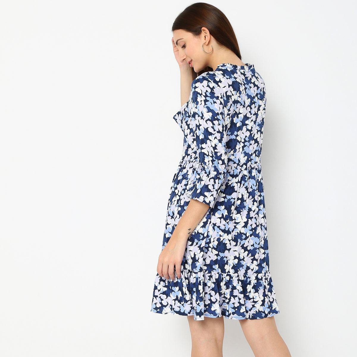 Flare Fit Floral Dress