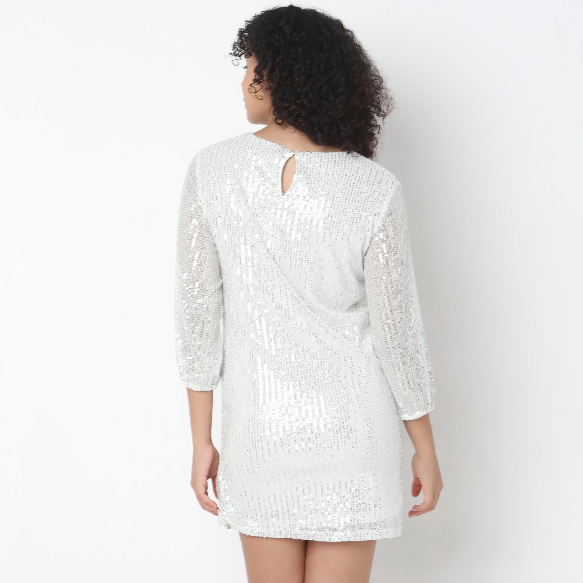 Regular Fit Embellished Dress