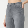 Skinny Fit Solid High Rise Jeans