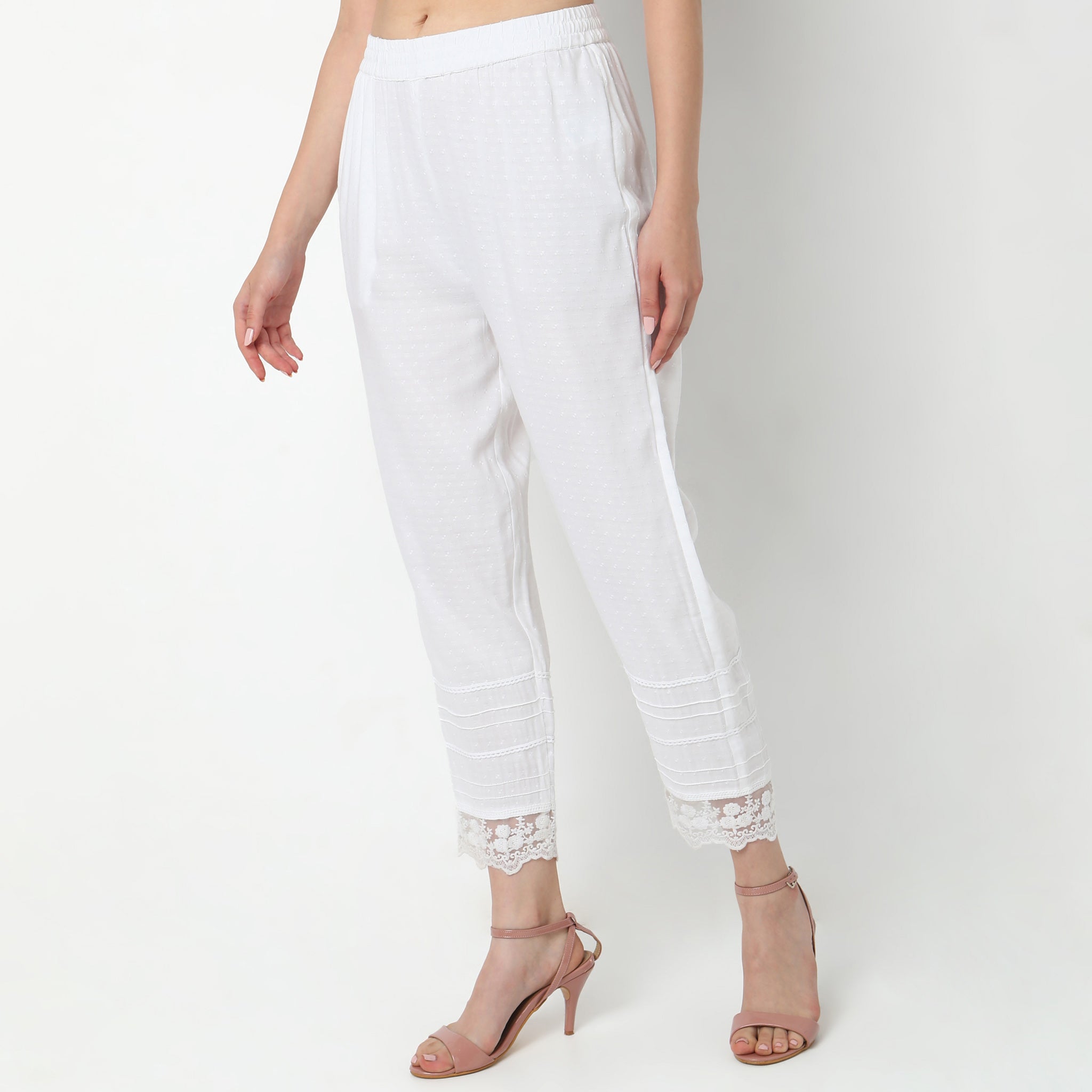 Spanx On-the-Go Silver Lining Technology Ankle Slim Straight Pants |  Dillard's