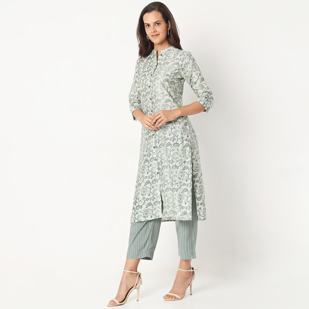 Regular Fit Printed Kurta Sets