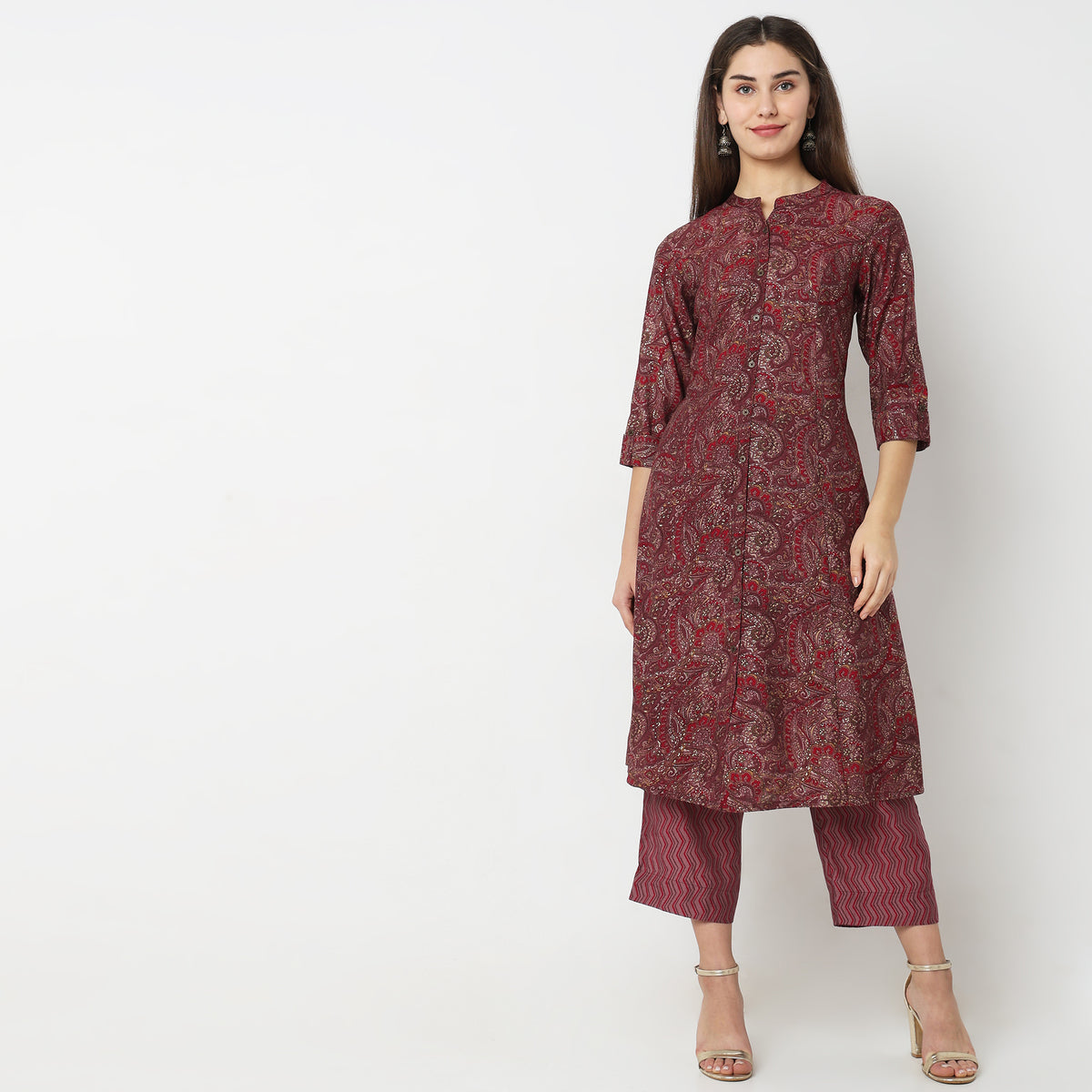 Regular Fit Printed Kurta Sets