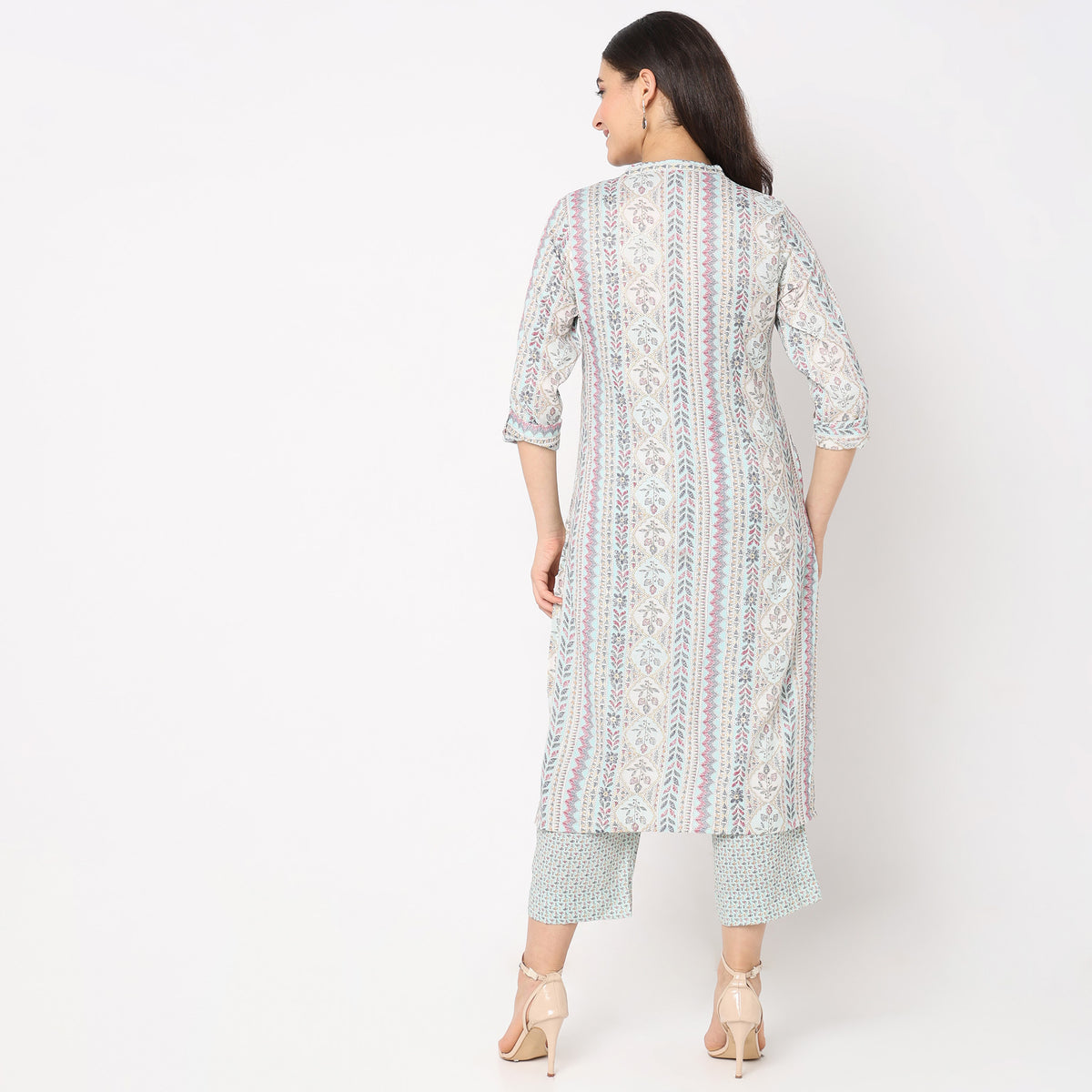 Regular Fit Printed Kurta Set