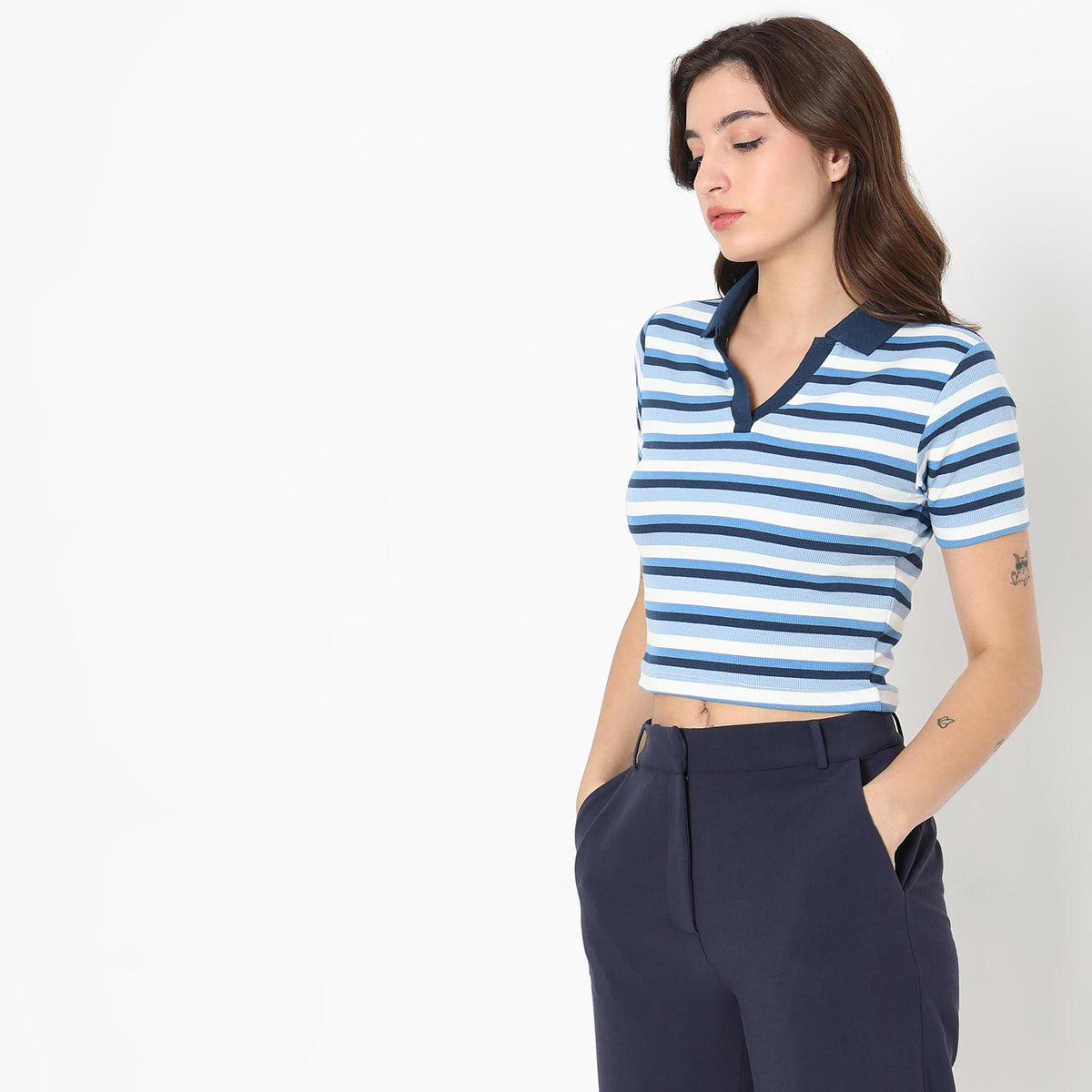 Slim Fit Striped T-Shirt