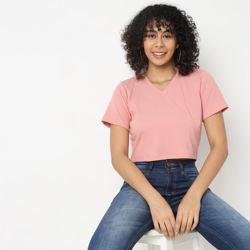 Slim Fit Solid T-Shirt