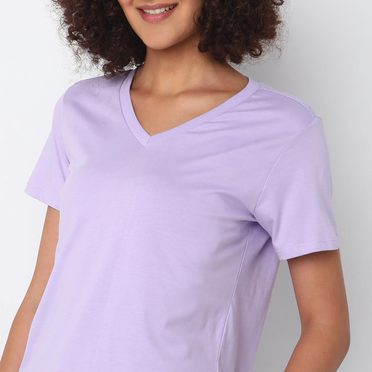 Regular Fit Solid T-Shirt