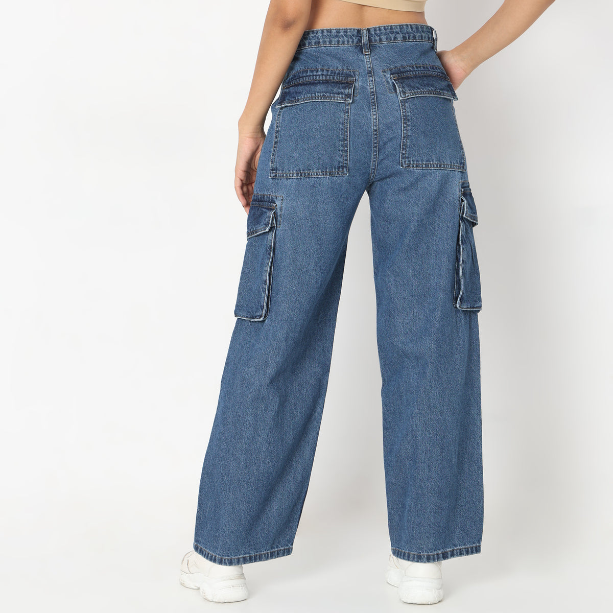 Regular Fit Solid Jeans