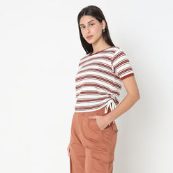 Fitted Striped T-Shirt