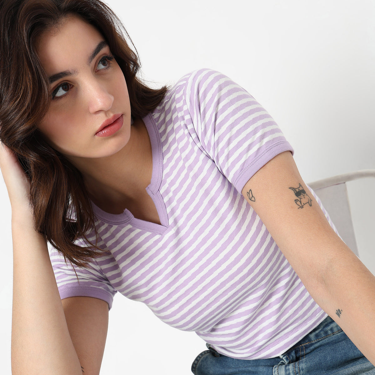 Slim Fit Striped T-Shirt