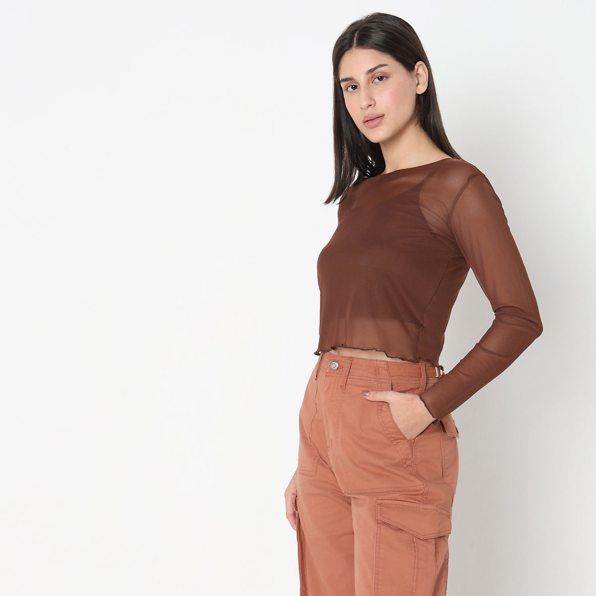 Regular Fit Solid Top