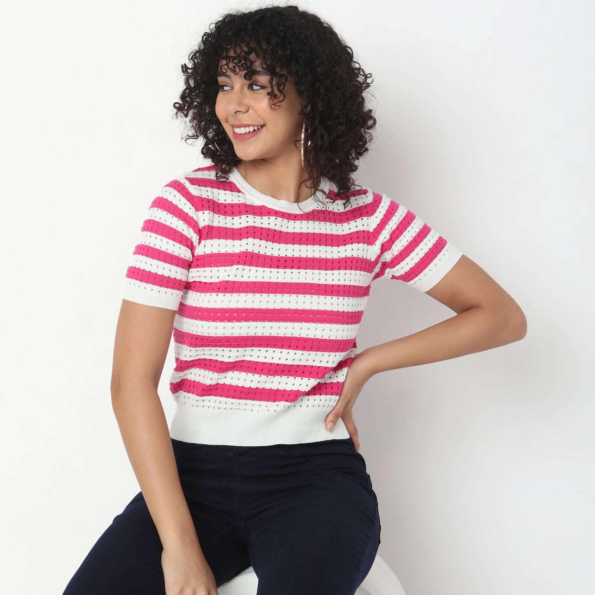 Regular Fit Striped T-Shirt