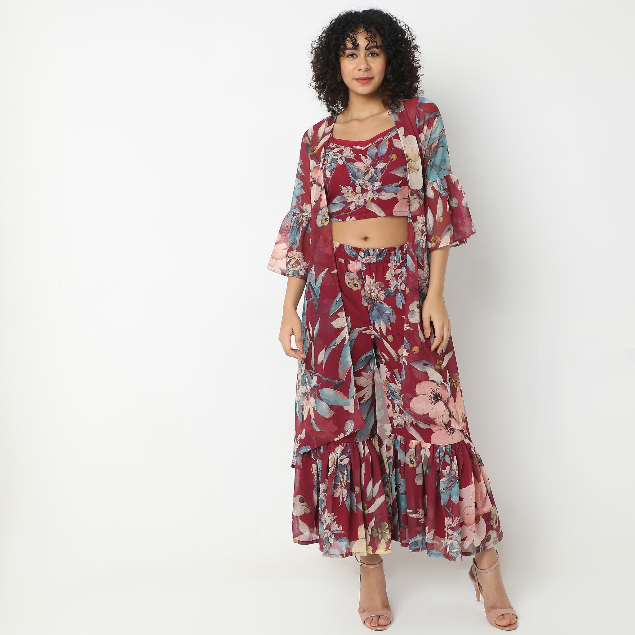 Straight Fit Printed Ethnic Sets