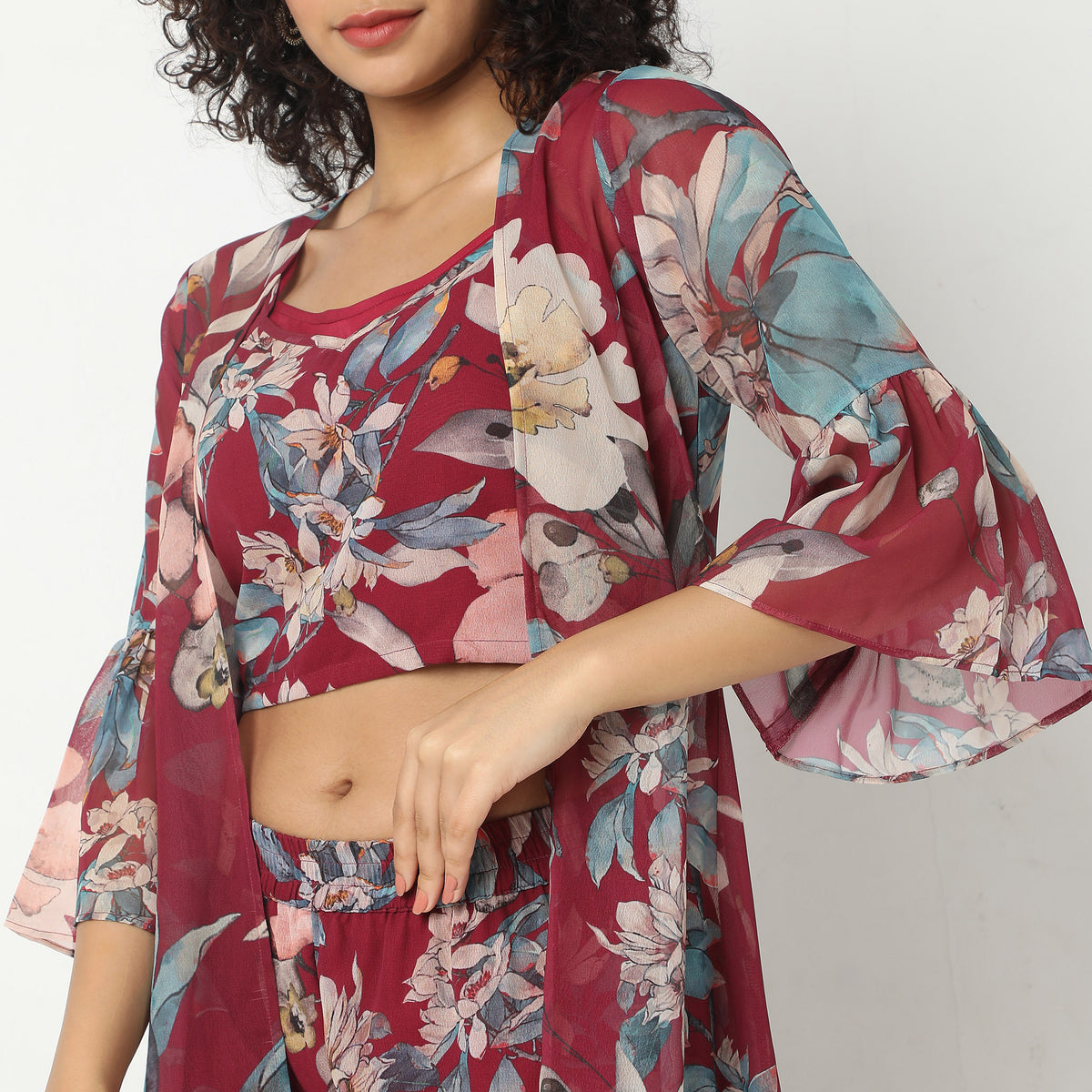 Straight Fit Printed Ethnic Sets