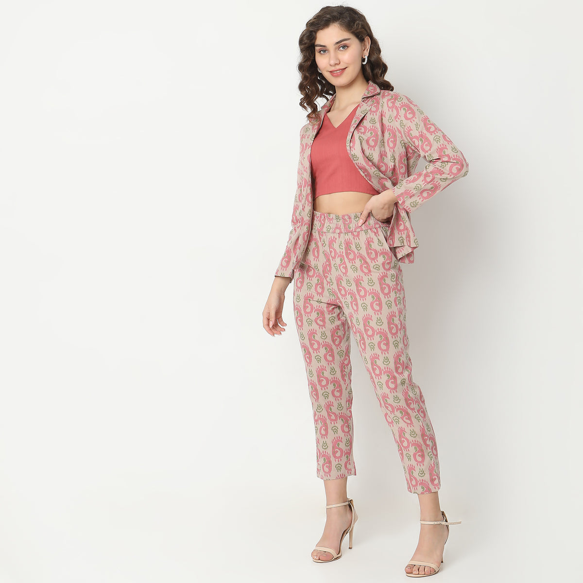 Straight Fit Printed Ethnic Sets