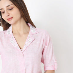 Regular Fit Embroidered Kurta Sets