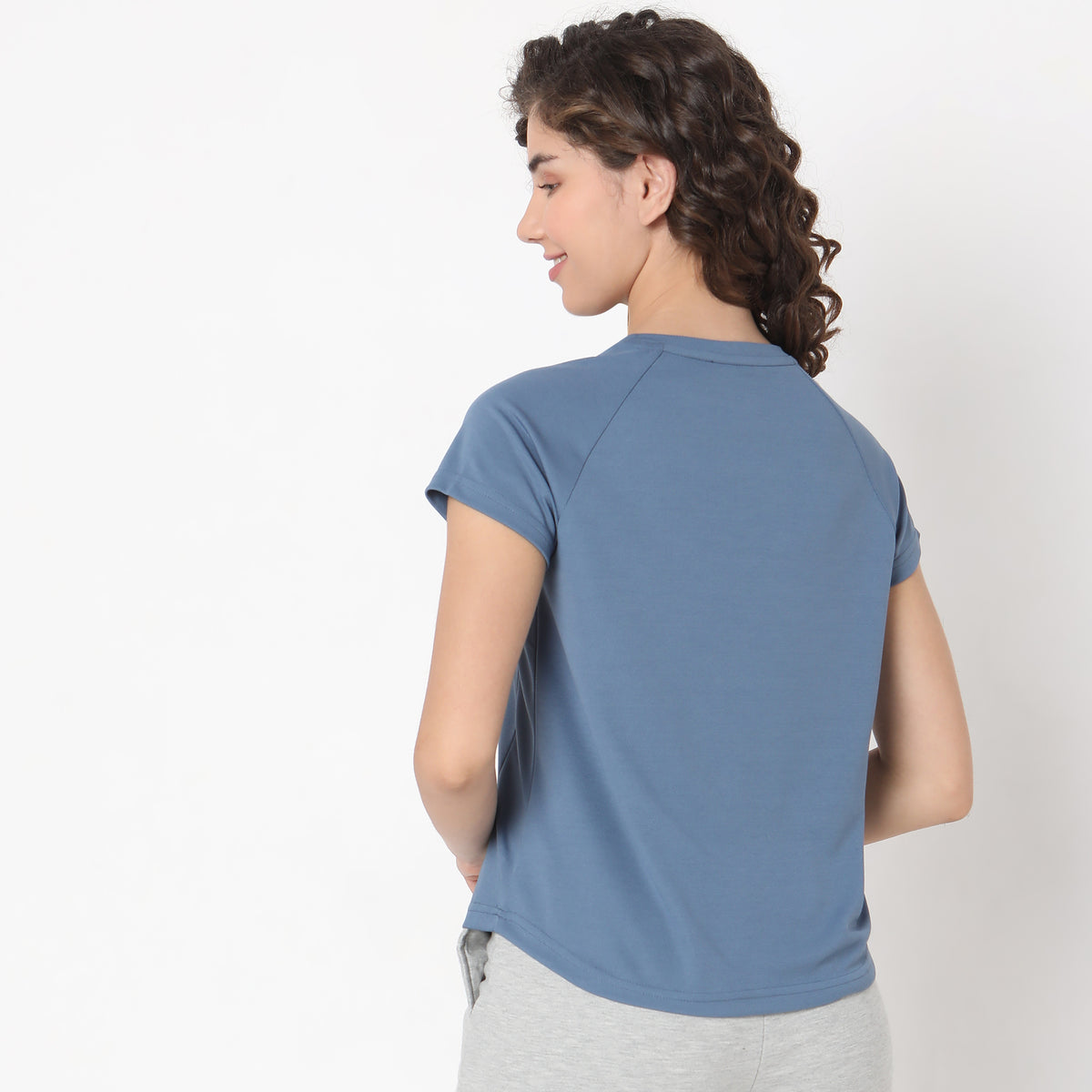 Regular Fit Solid T-Shirt